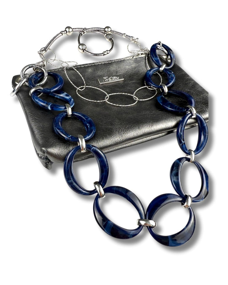 Travel Wardrobe Bag | Blue Oval (3 items together)