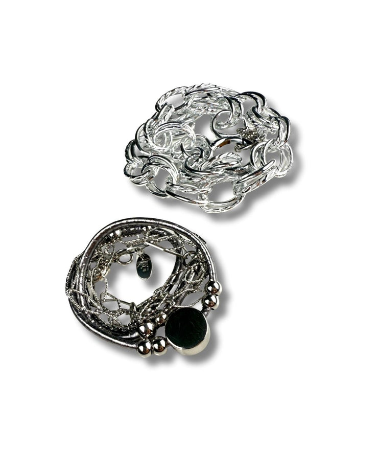 Travel Wardrobe | Silver Double Link