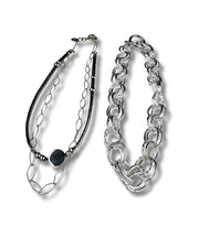 Travel Wardrobe | Silver Double Link
