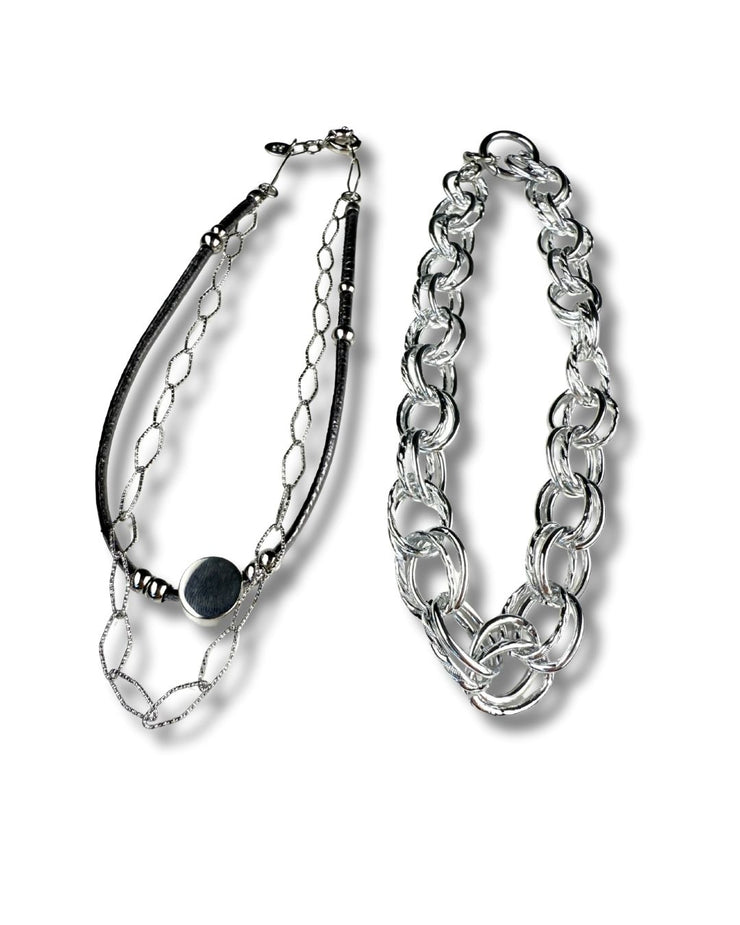 Travel Wardrobe | Silver Double Link
