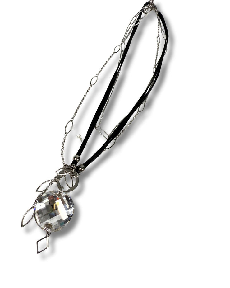 Long or Short Necklace - Crystal Twist