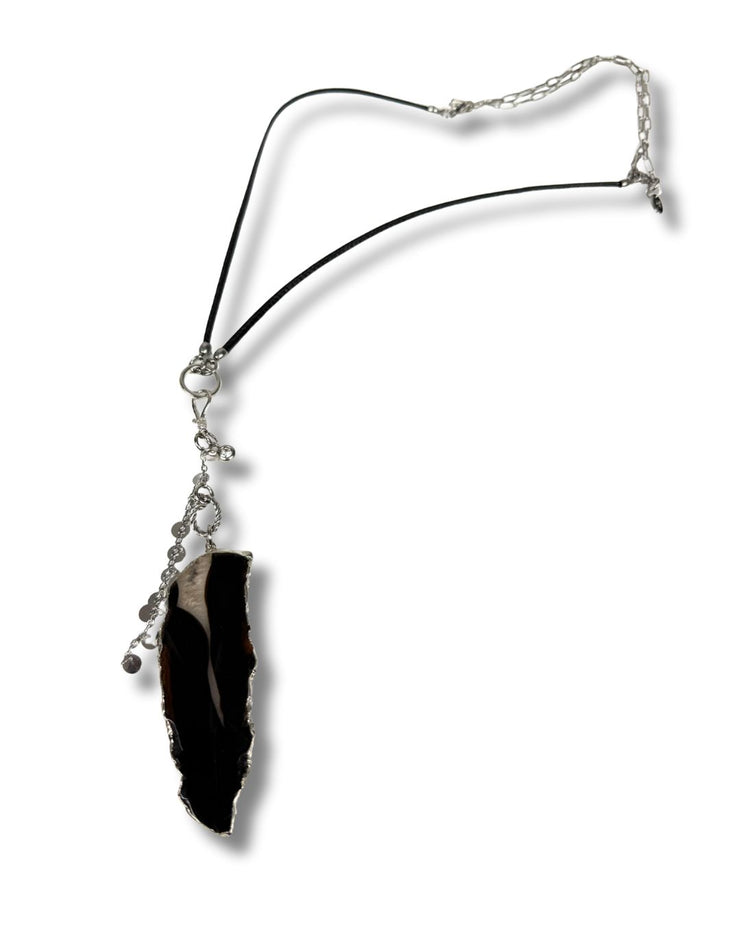 Long or Short Necklace - Agate