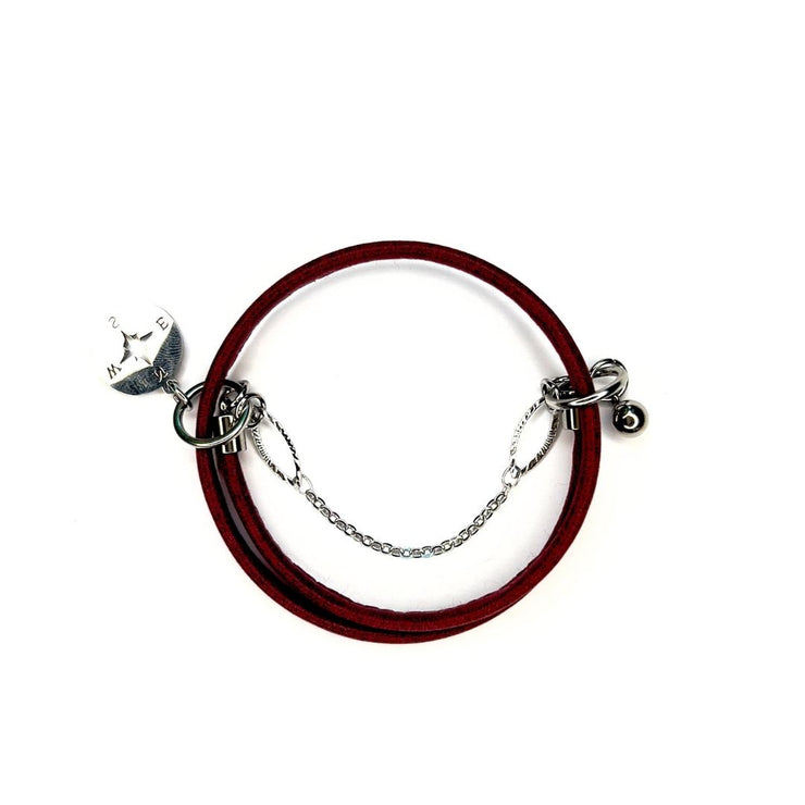 Stack Large Charm Silver