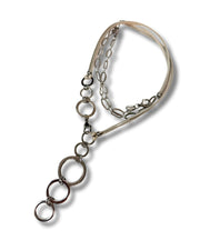 Long or Short Necklace - Silver Halo