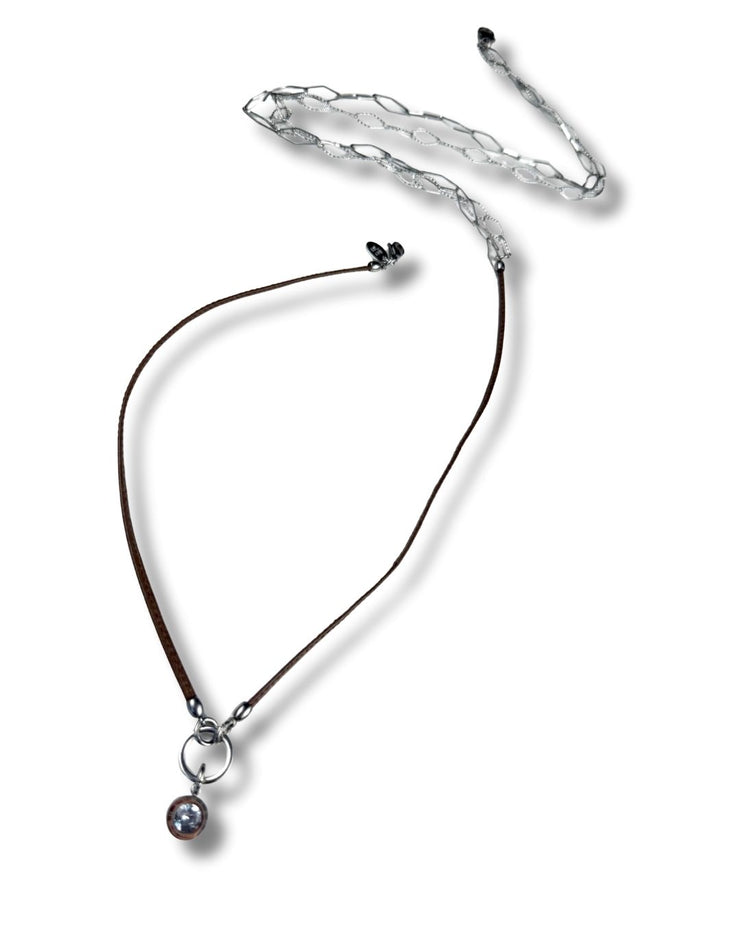 Modular Pendant | Silver Crystal