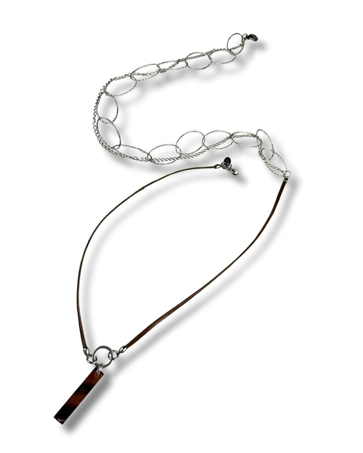 Modular Pendant | Silver Bar