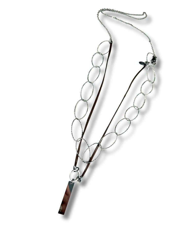 Modular Pendant | Silver Bar