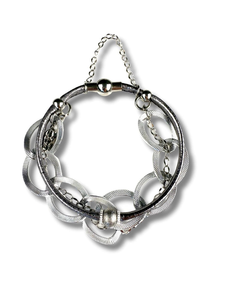 Multi-Stack Bold Link | Silver
