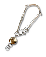 Long or Short Necklace - Honey Crystal