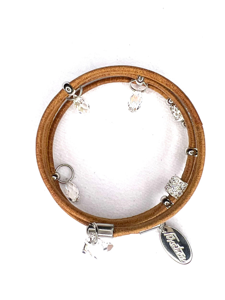 Coil Crystal Bracelet