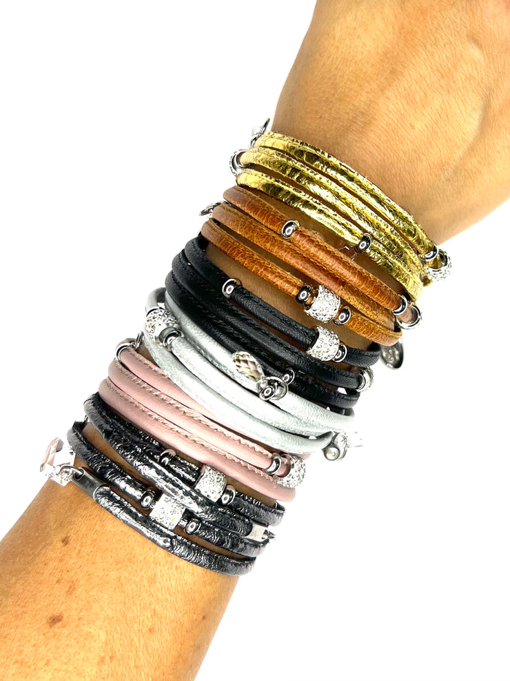 Coil Crystal Bracelet
