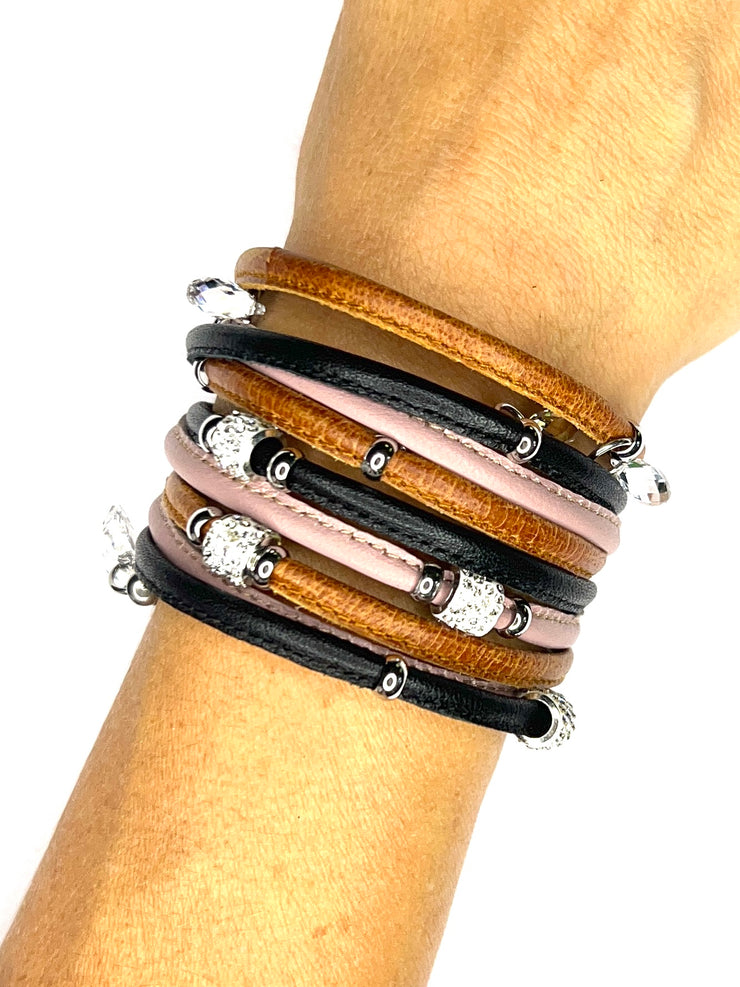 Coil Crystal Bracelet